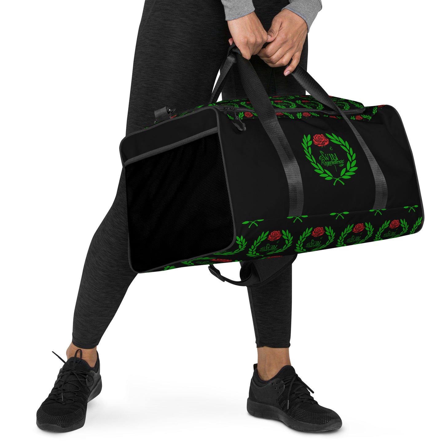 Win Regardless (black)  Duffle bag