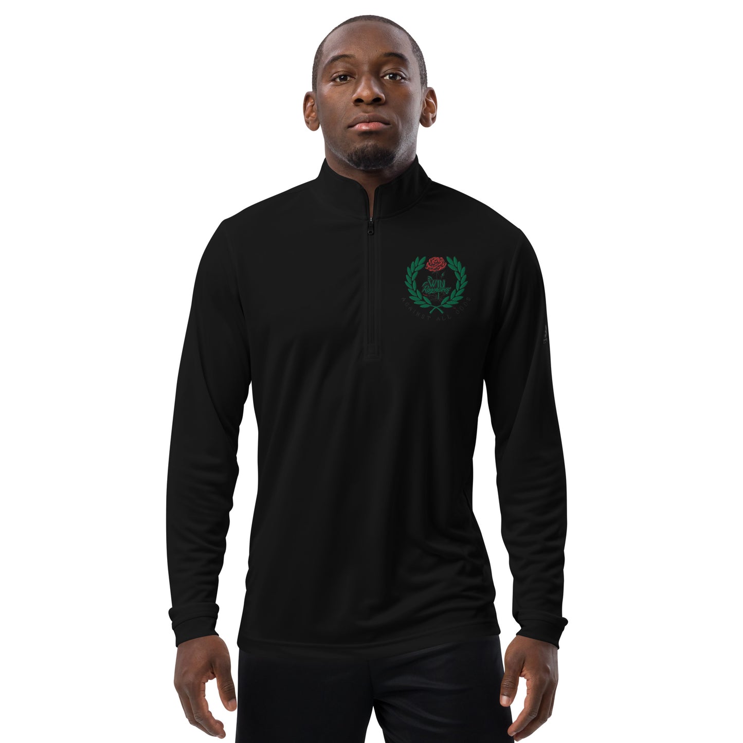 Quarter zip pullover Win Rose Black