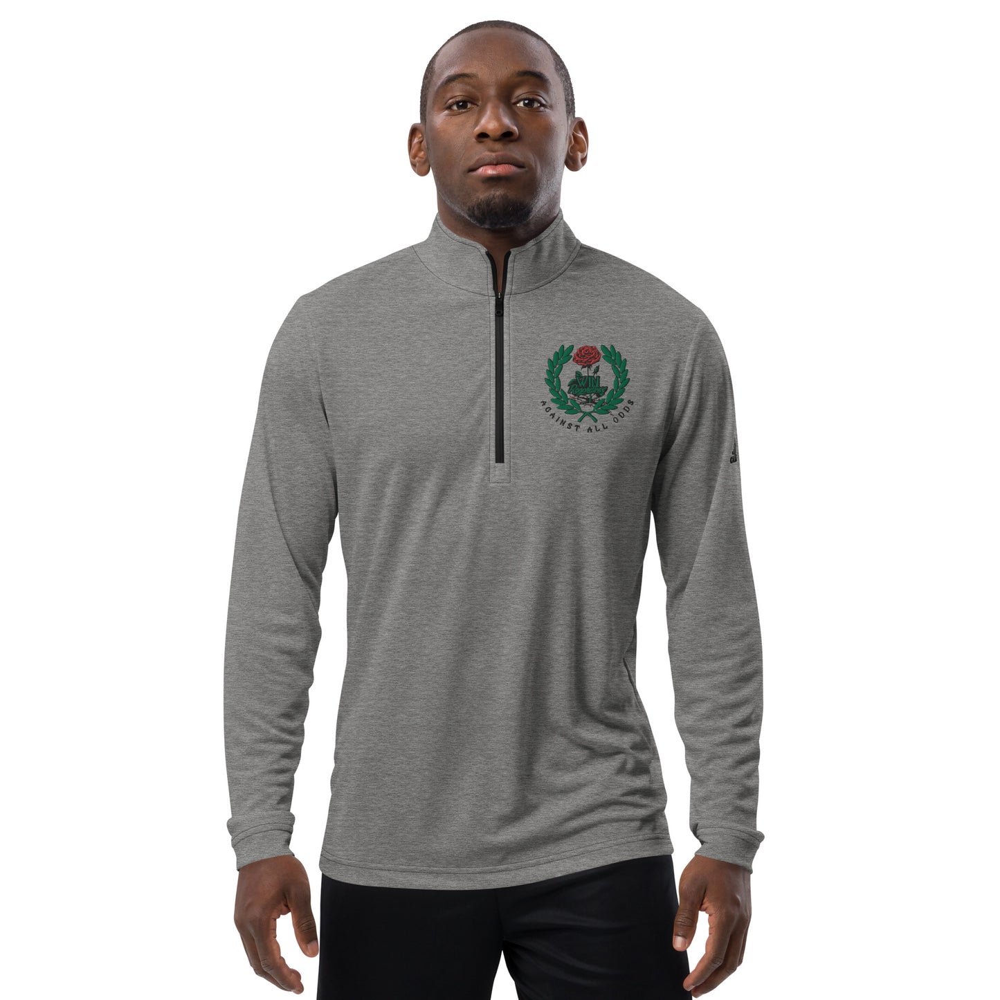 Quarter zip pullover Win Rose Black