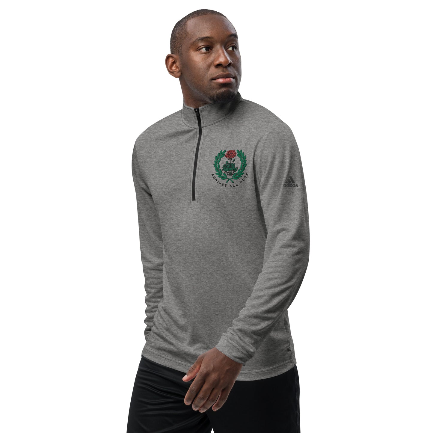 Quarter zip pullover Win Rose Black