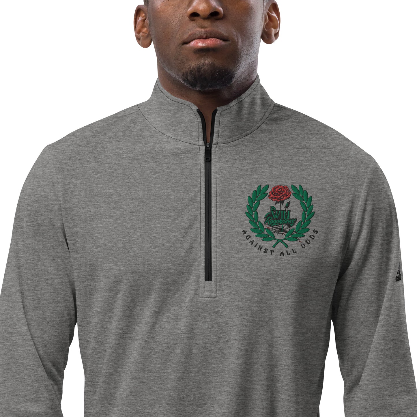 Quarter zip pullover Win Rose Black