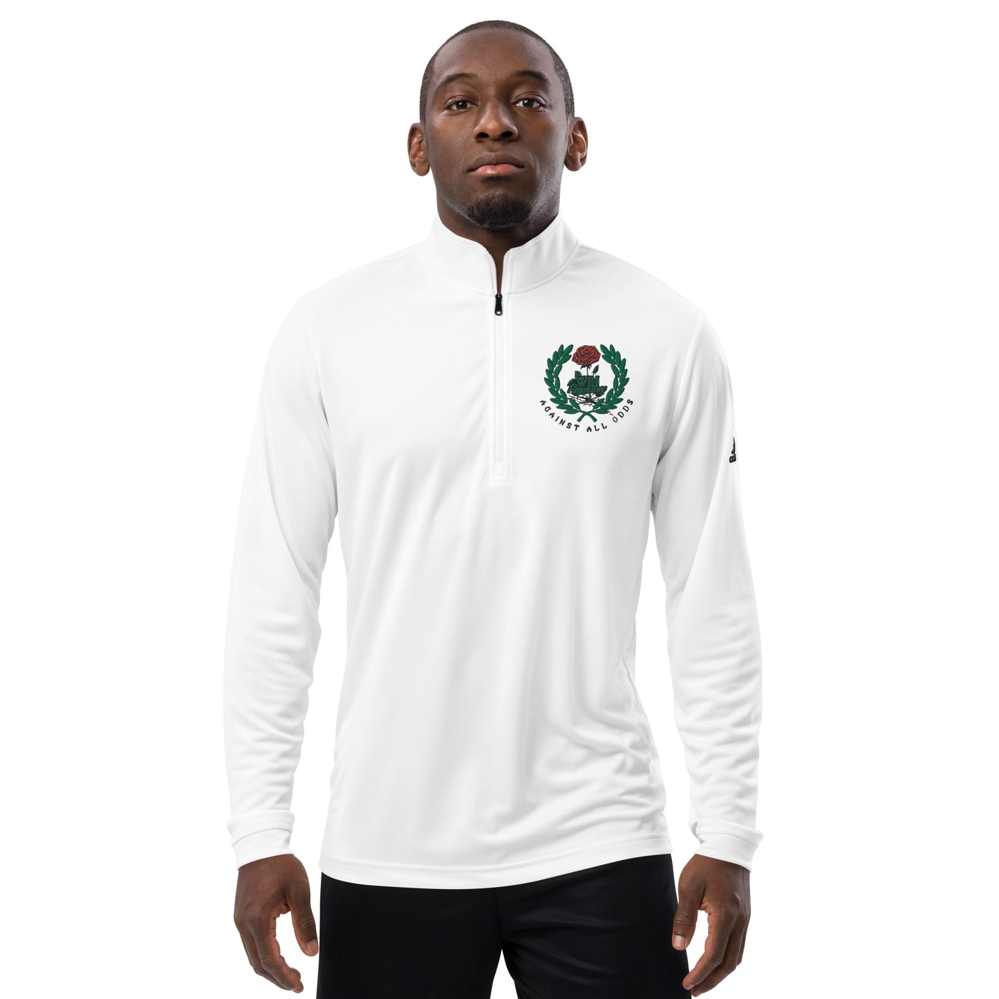 Quarter zip pullover Win Rose Black