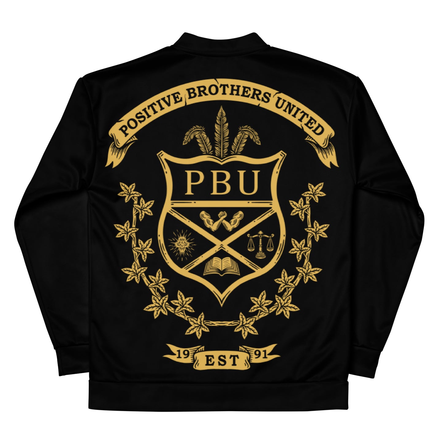 Unisex Bomber Jacket PBU Black