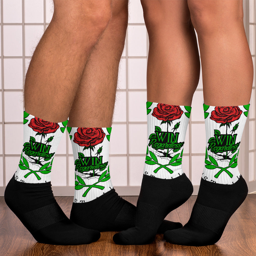 Win Regardless(logo 1) Socks