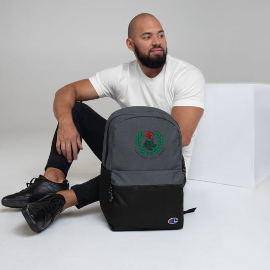 Win Regardless(logo 1) Embroidered Champion Backpack