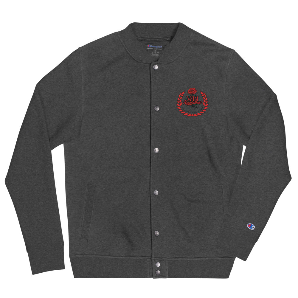 Win Regardless(2nd logo)Embroidered Champion Bomber Jacket