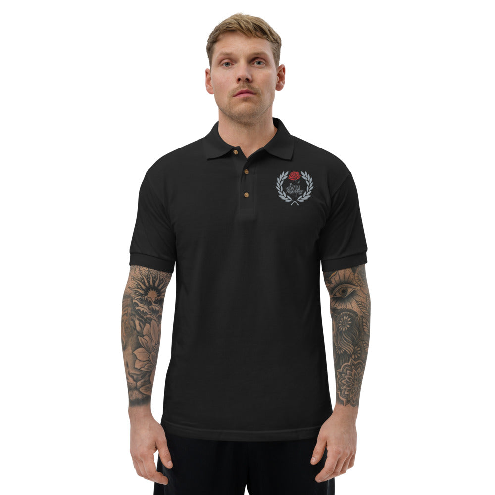 Win Regardless Embroidered Polo Shirt