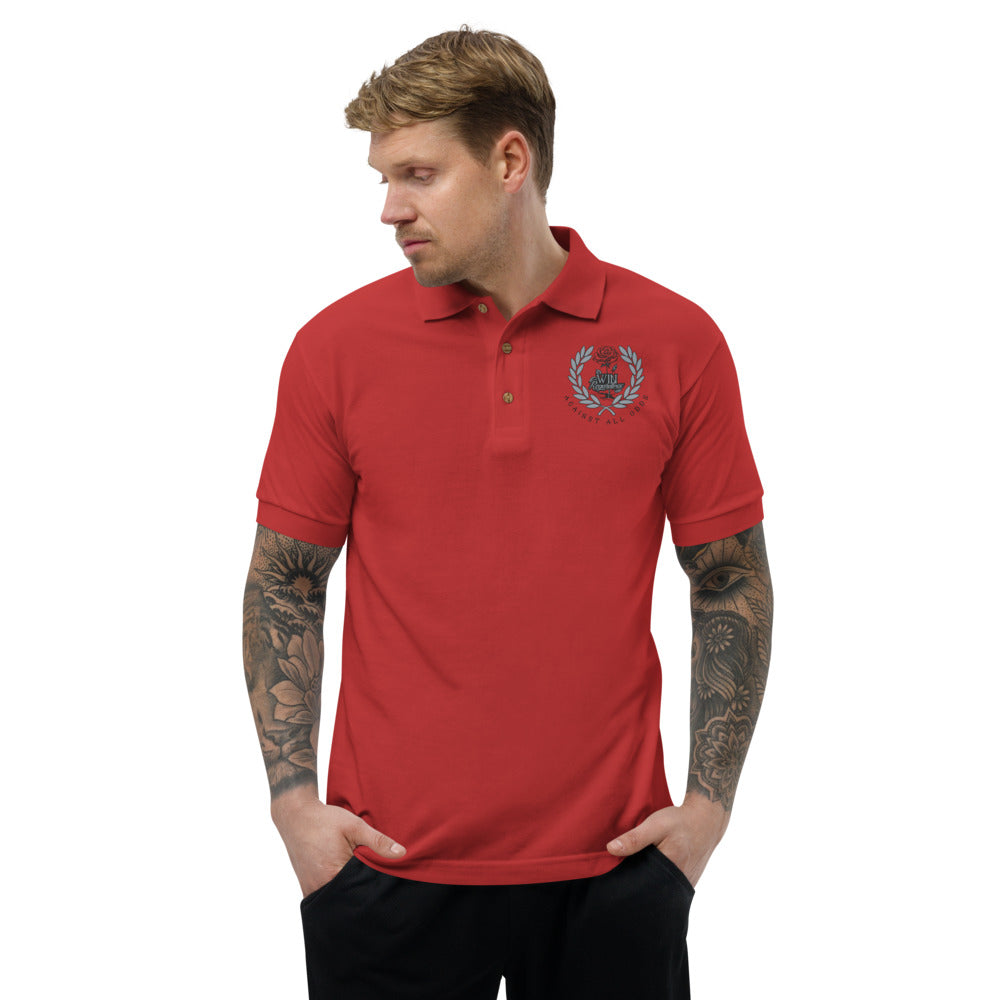 Win Regardless Embroidered Polo Shirt