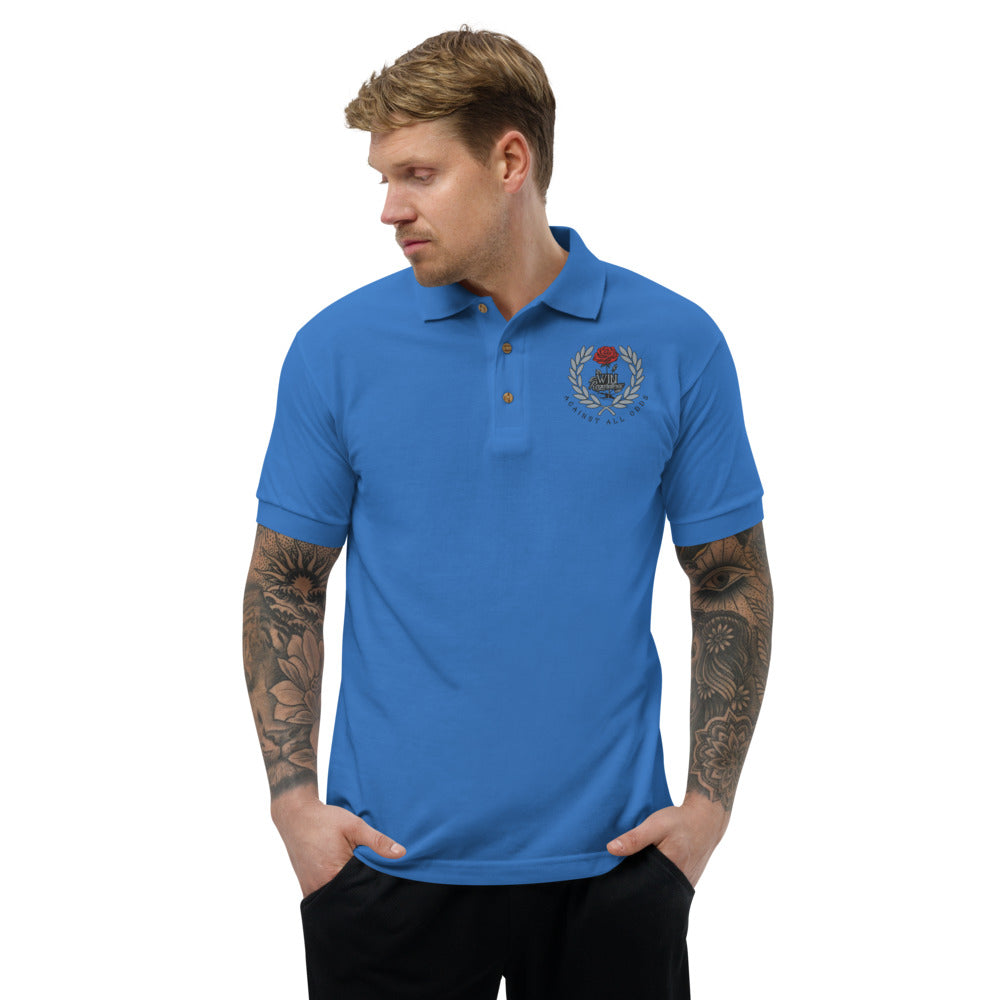 Win Regardless Embroidered Polo Shirt