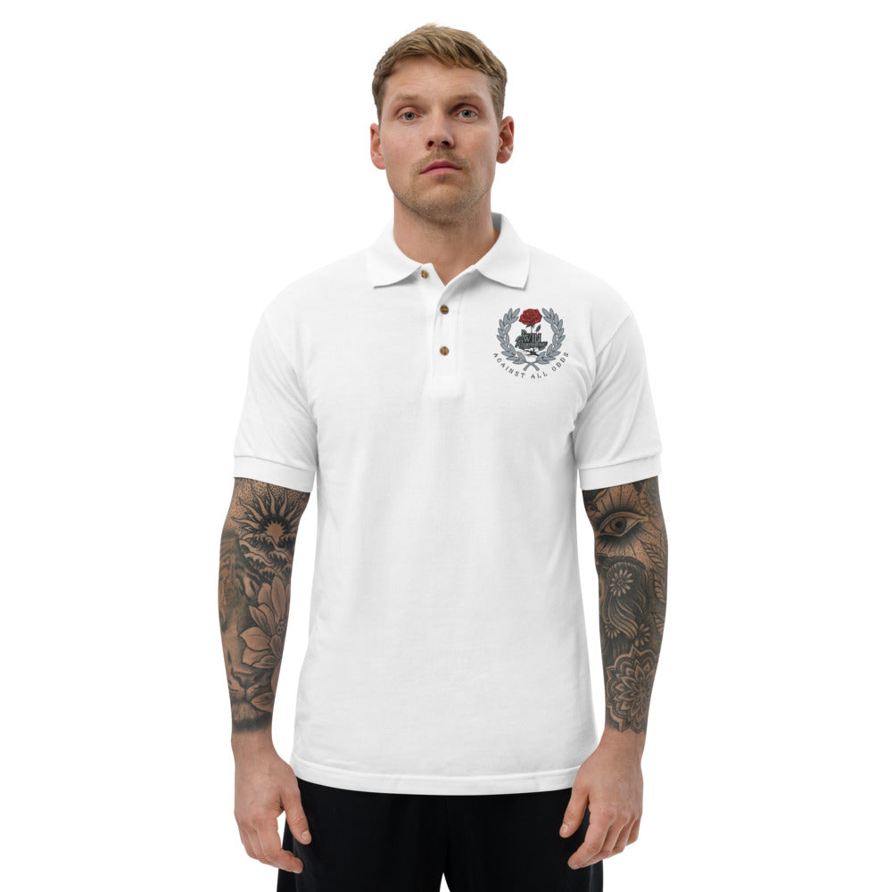 Win Regardless Embroidered Polo Shirt