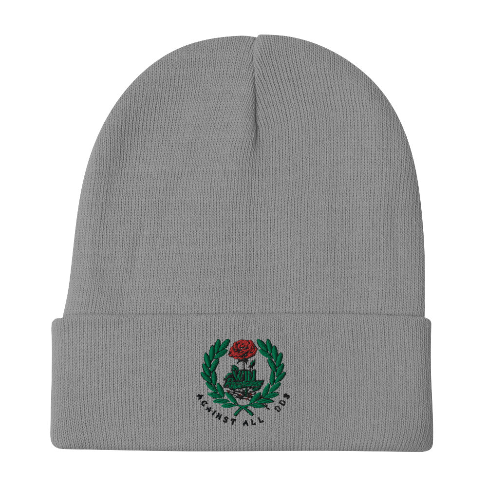 Win (logn 1) Embroidered Beanie