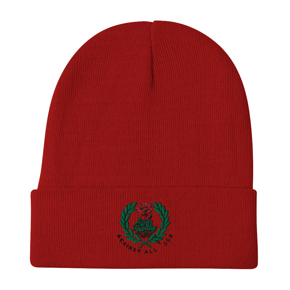 Win (logn 1) Embroidered Beanie