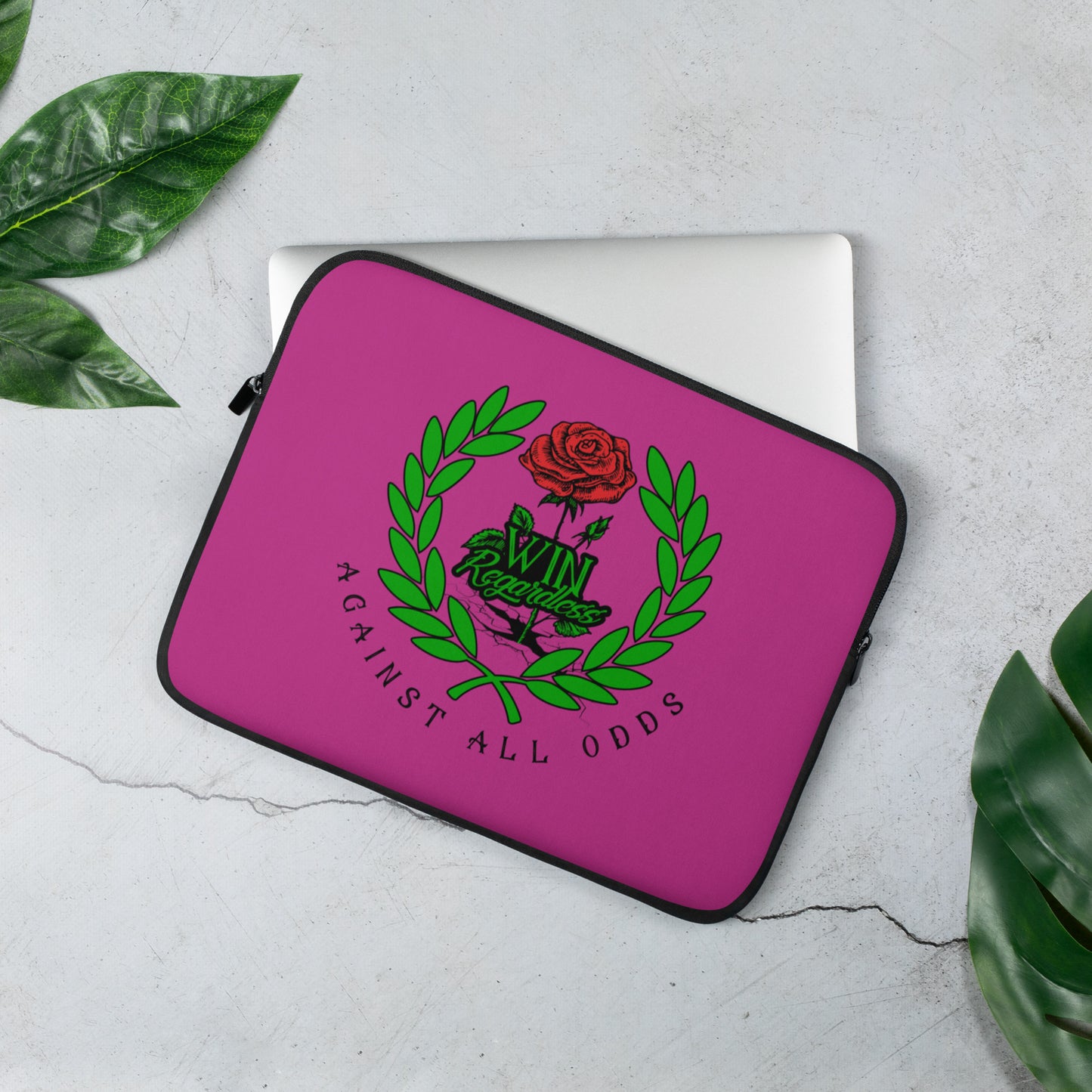 Laptop Sleeve Win Regardless Pink