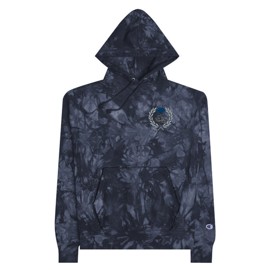 Win(left chest) Unisex Champion tie-dye hoodie