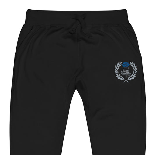 Win (blue rose) Unisex fleece sweatpants