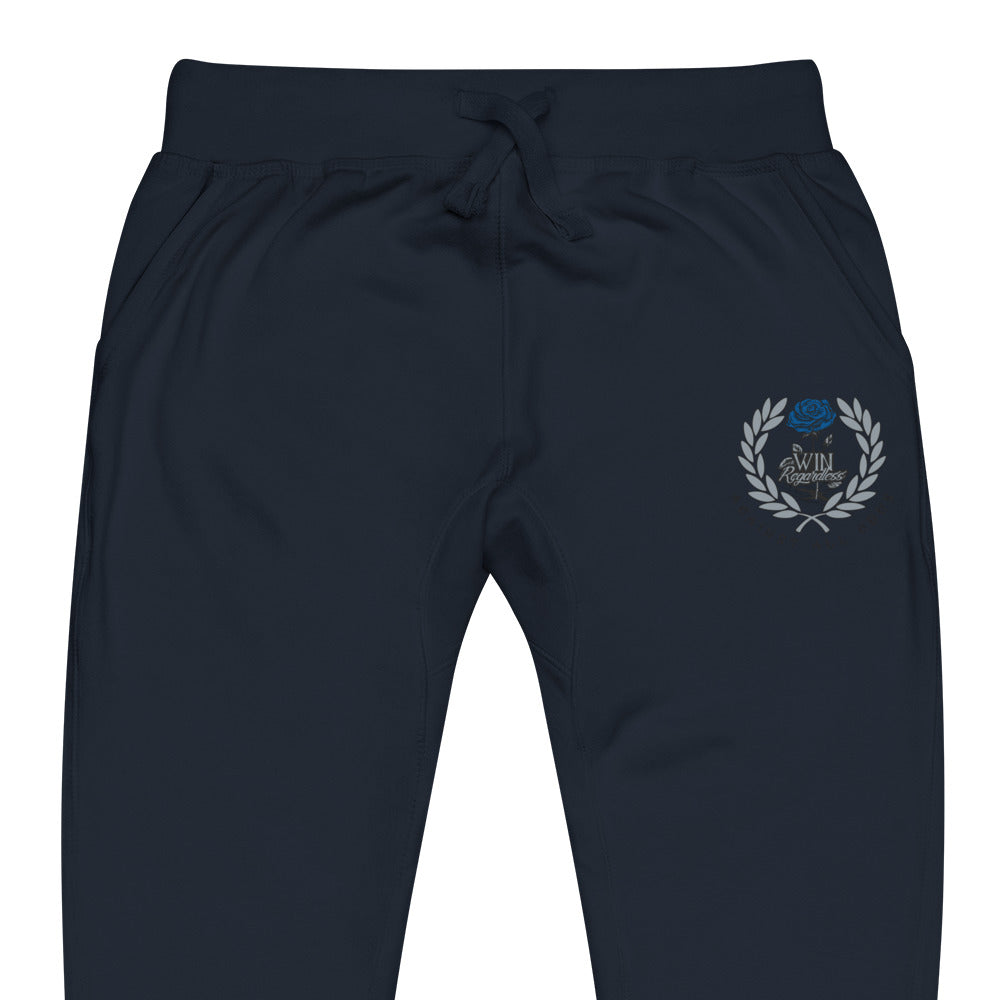 Win (blue rose) Unisex fleece sweatpants