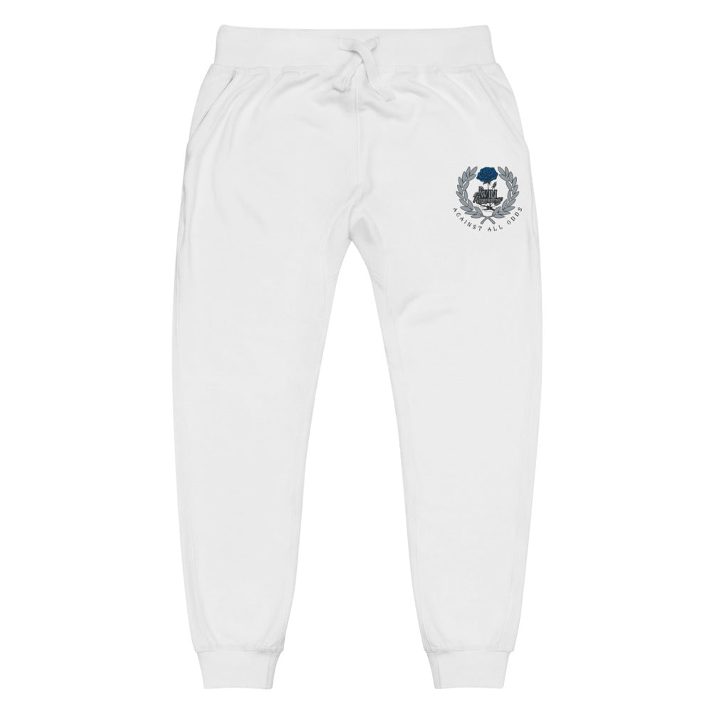 Win (blue rose) Unisex fleece sweatpants