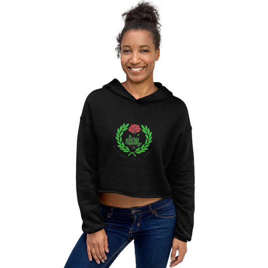 Win Regardless Crop Hoodie